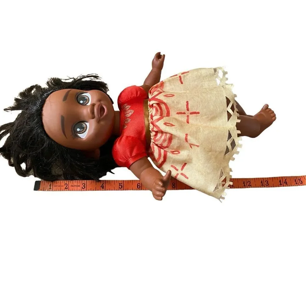 Disney Princess Moana Doll Collectible Baby Girl Cartoon Kids Toy Birthday
